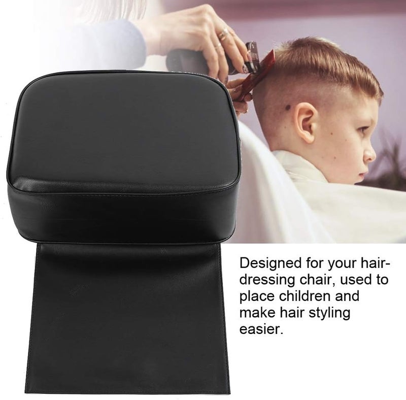 woobles Salon Child Cushion, Hair Salon Barber Chair Child Booster Seat Cushion, Hair Cutting Styling Beauty SPA Equipment(black) - Image 3